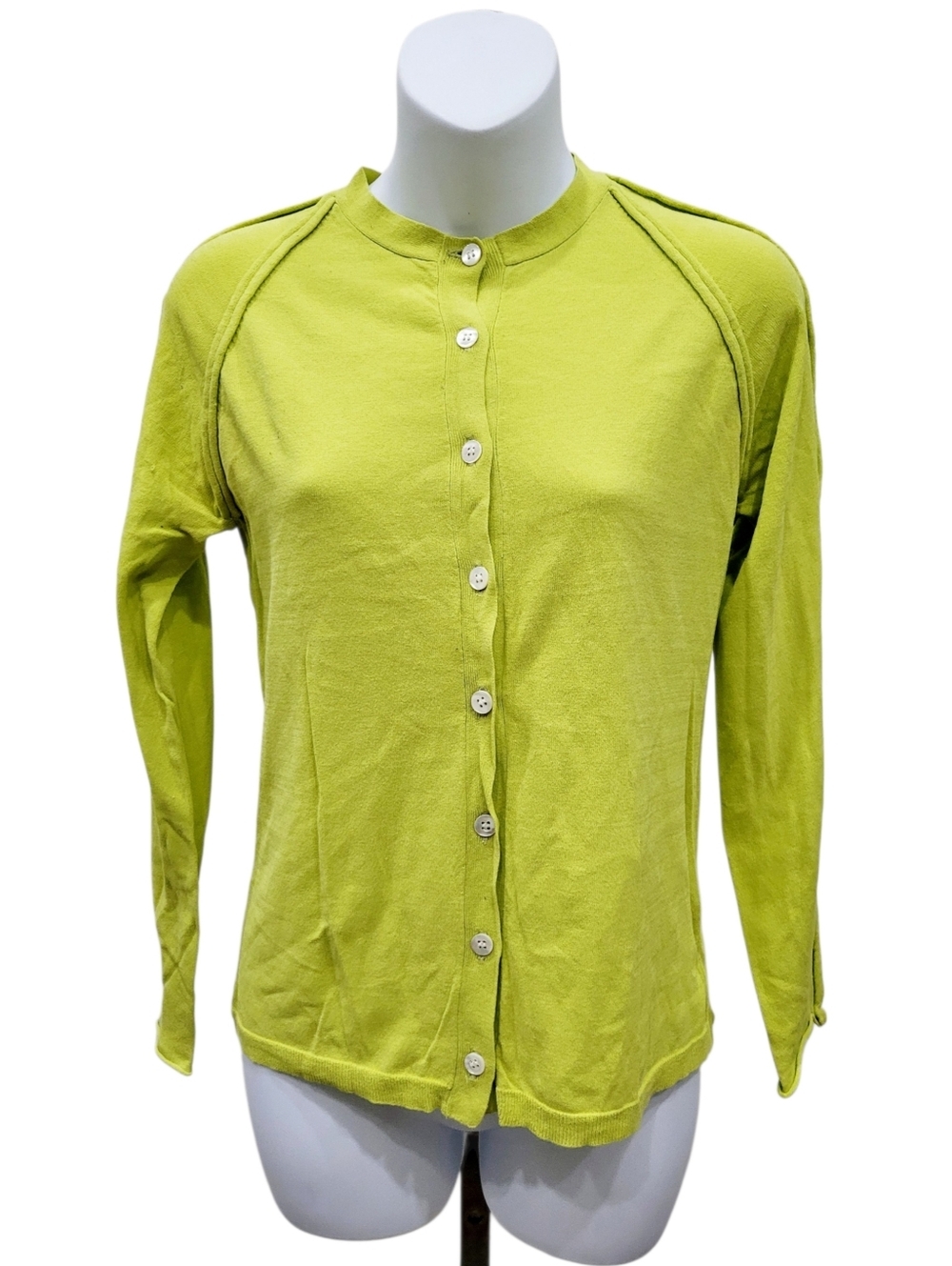 2/$20 Y2K Green Buttons Down Cardigan Sweater Top Size: M